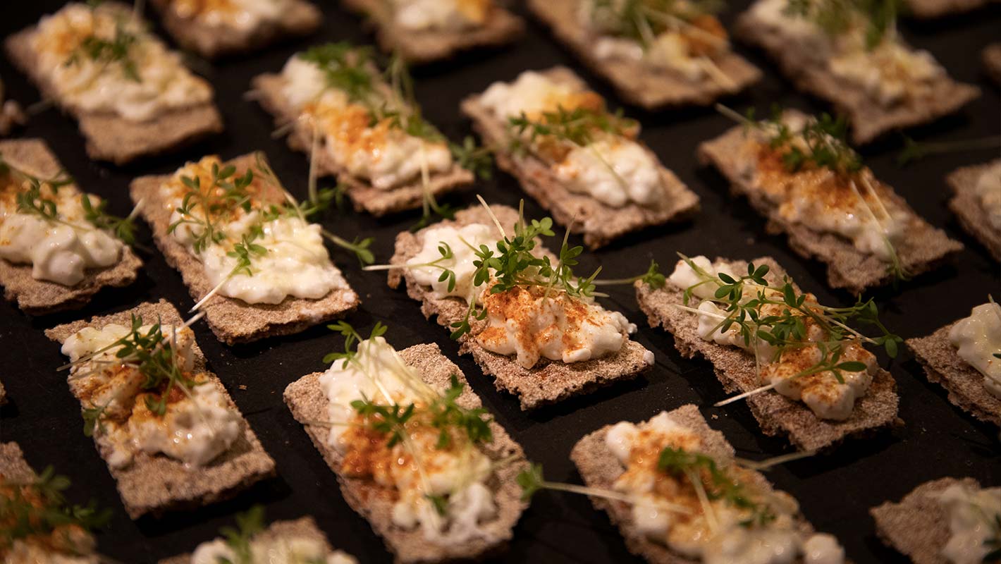 Autorenabend Apéro Cracker selbstgemacht im Kino Passerelle